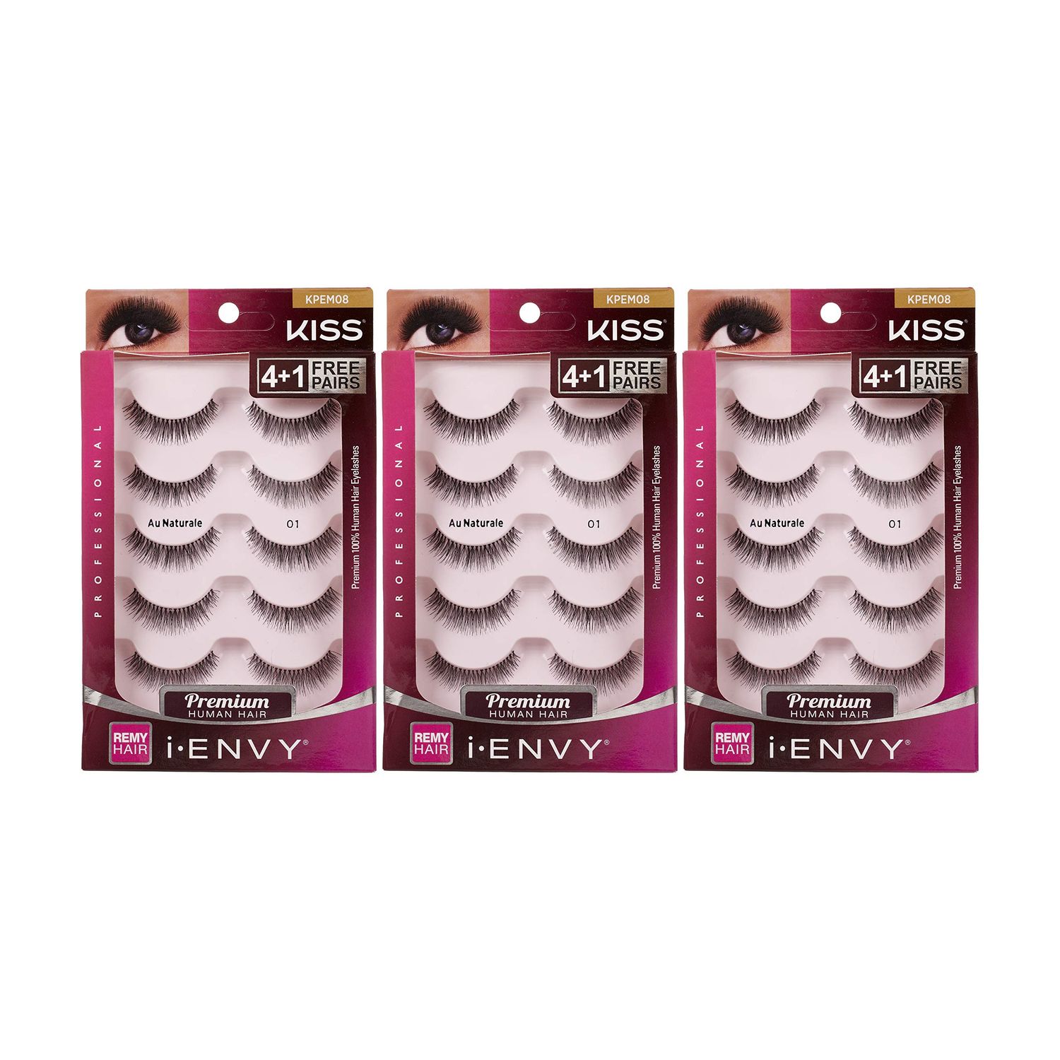 Kiss I Envy Au Naturale (KPEM08) (3 PACK)