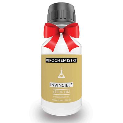 VIROCHEMISTRY Pheromones For Men Pheromone Cologne Oil (Invincible) - Bold, Extra Strength Human Pheromones Formula - 15mL Concentrate [Human Grade Pheromones to Attract Women]