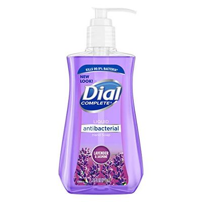 Dial Antibacterial Liquid Hand Soap, Lavender &amp; Twilight Jasmine, 7.5 Fluid Ounces