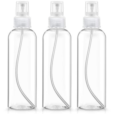 Spray Bottles, 8.5oz/250ml Plastic Spray Bottles, Clear Empty Fine Mist with Cap for Essential Oils, Perfumes, Refillable Liquid Containers (3 Pack)