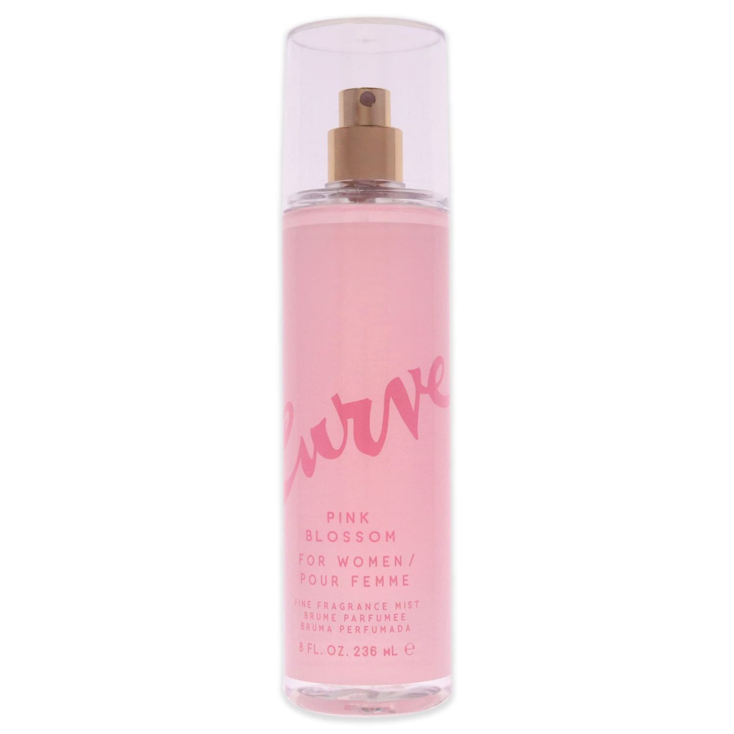 Curve Women&#39;s Perfume Fragrance Mist, Casual Day or Night Scent, Pink Blossom, 8 Fl Oz