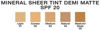 Jolie Mineral Sheer Tint Demi-Matte Tinted Moisturizer SPF 20 (Cameo)