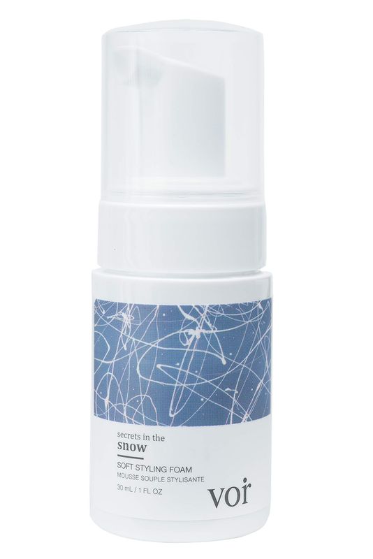 Voir Haircare Secrets in the Snow Soft Styling Foam 1.0 Fl Oz