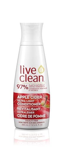Live Clean Conditioner, Ultra Light Apple Cider, 12 Oz
