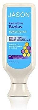 JASON All Natural Organic Biotin Shampoo and Conditioner For Hair Growth and Stopping Hair Loss 16 fl. oz. each, Packaging may vary
