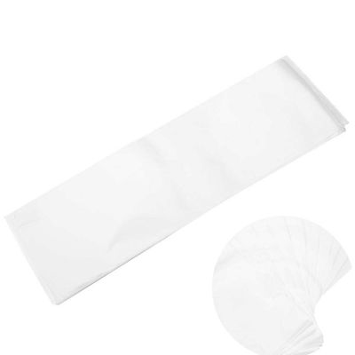 100pcs / pack Salon Hair Dye Paper, Hair Dyeing Plastic Dye Paper Reusable Paper Hair Color Salon Home DIY Hair Dye Tool Easy to Use - White