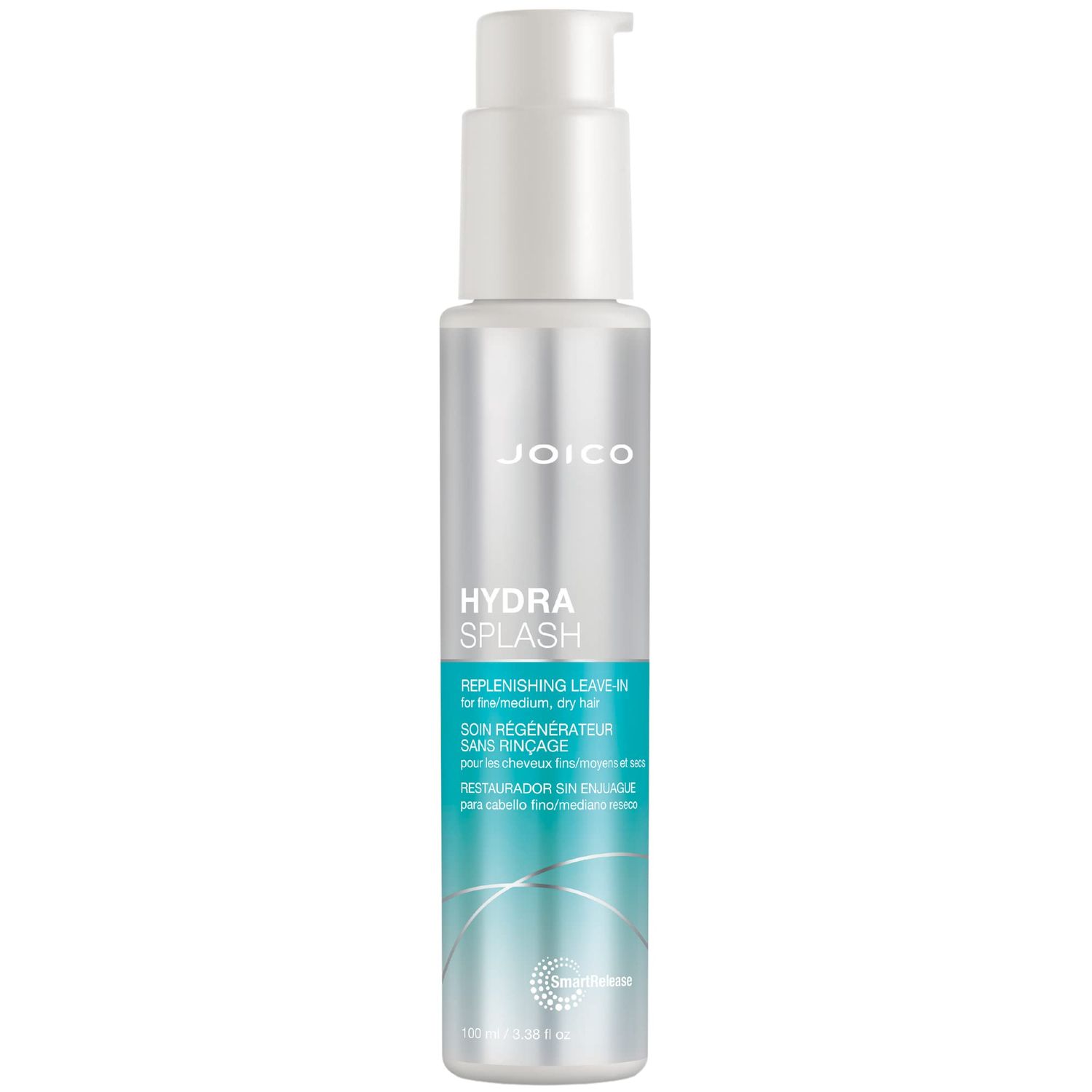 Joico HydraSplash Replenishing Leave-In | For Fine, Medium, Dry Hair | Boost Shine &amp; Softness | Tame Frizz &amp; Hydrate | With Sea Kelp &amp; Coconut Water | 3.38 Fl Oz