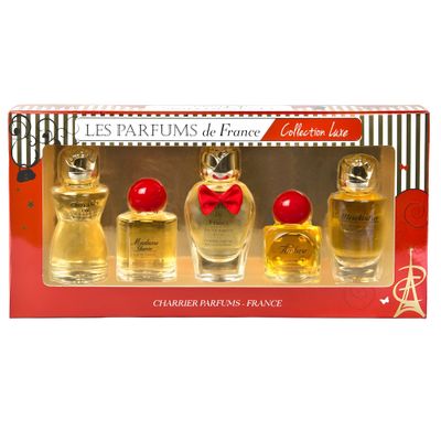 Charrier Parfums - 5 Eaux de Parfum Gift Set - &#39;Collection Luxe&#39; - 49.7 ml - Made in Provence, France
