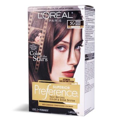 L&#39;Oreal Superior Preference - 5G Medium Golden Brown (Warmer) 1 Each (Pack of 3)