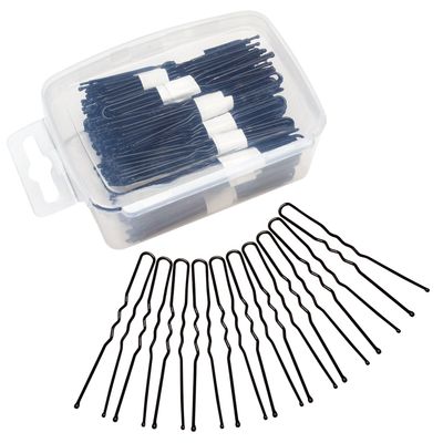 300 Pack Jaciya Hair Pins, Bobby Pins Black Bun Maker U Shape Hair Pins for Women Girls Hair Accessories Wedding Bridal Bobby Pins for Thick Hair Barrette Hair Clip Bulk with Box
