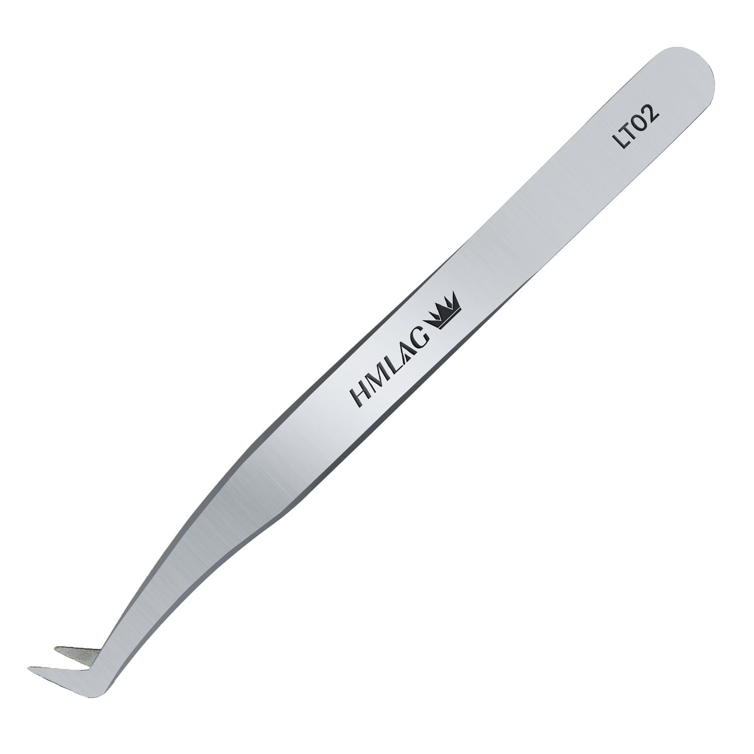 LASHVIEW Lash Tweezer, High Precision Stainless Steel Volume Eyelash Tweezers, Eyelash Extension Tweezers for Profissional Grafting lash Extension, LT02