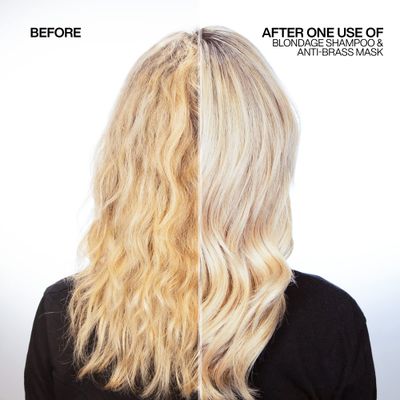 Redken Color Extend Blondage Express Anti-Brass Mask For Blonde &amp; Highlighted Hair | Ultra-Pigmented Purple Hair Toner