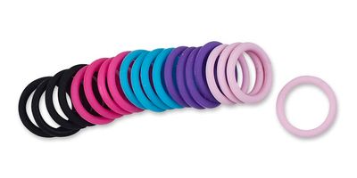 Scunci No-Slip Grip Gel Evolution Mini Ponytailers, 20-Pieces per pack (1-Pack)