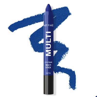 wet n wild Color Icon Cream Eyeliner Eyeshadow Multi-Stick, Moisturizing, Nourishing Velvety Cream-to-Powder Buildable &amp; Blendable Formula, Cruelty-Free &amp; Vegan - Blue Lah Lah