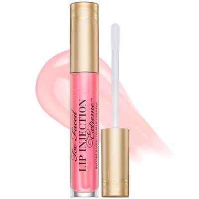 Too Faced Lip Injection Extreme Lip Plumper | Long Lasting Lip Plumping Serum, 0.14 Fl Oz, Bubblegum yum