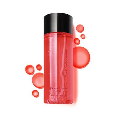 Papaya Enzyme Toner - Cares for Tired Looking Dull Skin- Assists in Tightening Pores and Toning The Skin - Cleanses, freshens and stimulates The Skin - Alcohol Free - 4.0 oz