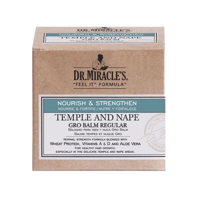 Dr. Miracle&#39;s Temple and Nape Gro Balm, 4 oz (Bundle of 3)