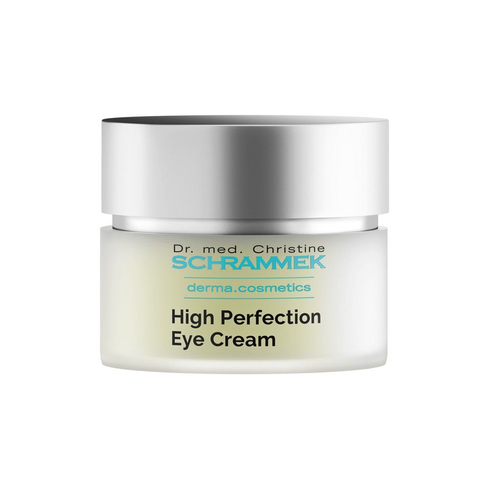 Schrammek High Perfection Eye Cream (0.5 fl oz) - Eye Care Product - Reduces Lines &amp; Shadows Under the Eyes - Caffeine Eye Cream - Skin Care - Dr