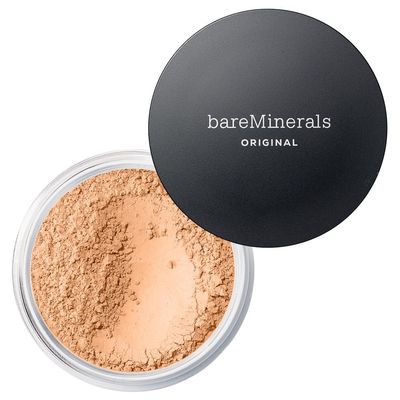 bareMinerals Original Loose Powder Foundation SPF 15, Lightweight Mineral Loose Powder Foundation Makeup, Buildable Coverage, Talc Free, Vegan (Golden Nude 16)