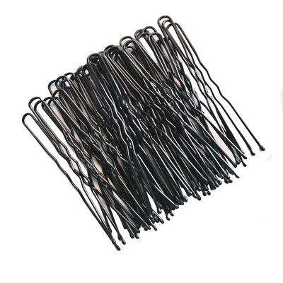 Leline&#39;s Black Hair Pins 50 Pieces, U Shaped Pins, Bun Hair Pin Kit for Women Girls, 2.4 inches