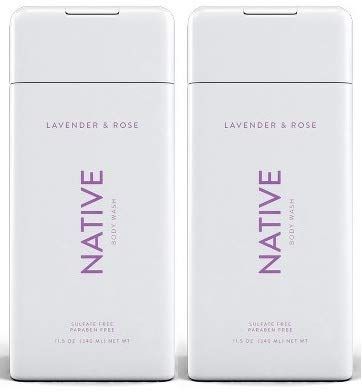 TKK Native Body Wash - Lavender &amp; Rose 11.5 oz (340ml) - 2-PACK