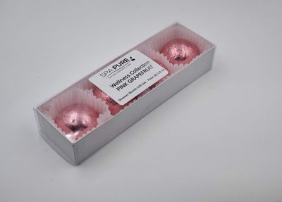 Spa Pure Pink Grapefruit Aromatherapy Shower Steamers Bombs - Shower Bombs with Essential Oils - Unisex Bath Melts - Self Care and Relaxation Shower Steamer - Enjoy Spa at Home - (4 Count)