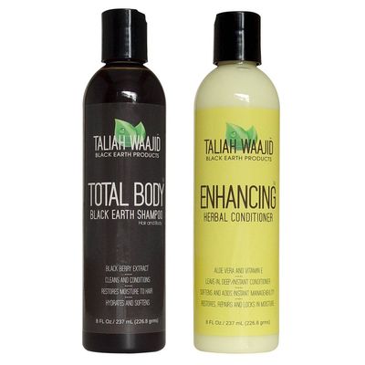 Taliah Waajid Total Body Black Earth Shampoo &amp; Herbal Conditioner