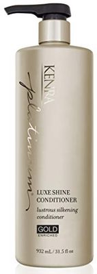 Kenra Platinum Luxe Shine Conditioner | Gold Enriched | Rich, Shine-Enhancing Daily Conditioner | Revitalies for Improved Manageability &amp; Smoothness | All Hair Types | 31.5 fl. Oz
