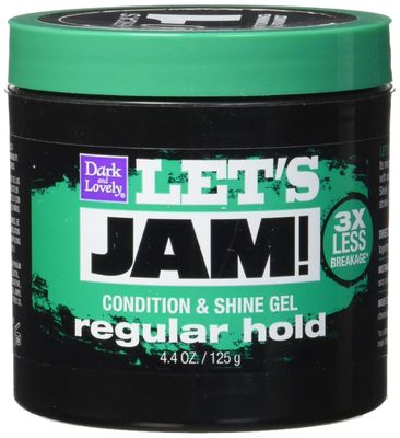 Soft Sheen Carson Lets Jam Condition &amp; Shine Gel Regular Hold Jar (130ml), 4.4 Oz
