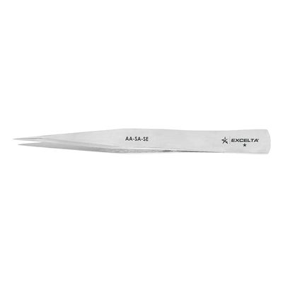 Excelta Tweezer, Medium Pointed Tweezer, Stainless Steel, 5 Overall Length