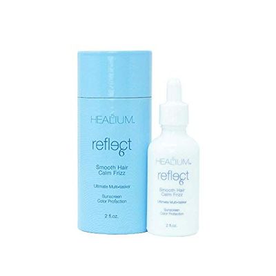 Healium Reflect 6 Shine Serum-Multitasking Oil Protects from UV/Heat Damage and Frizz, Adds Mega Shine and Smooths Split Ends. Safe for Colored Hair. Sulfate &amp; Paraben Free, Color &amp; Keratin Safe