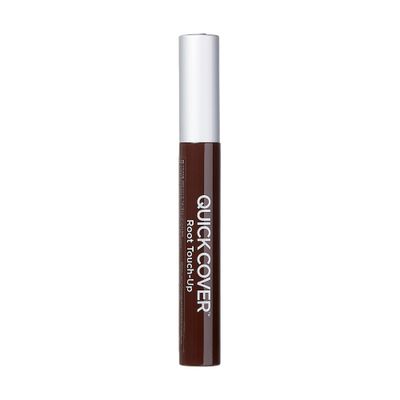RED by Kiss Quick Cover Root Touch Up Mascara 2PCS Water-Resistant Temporary Gray Concealer Cover Up Brush for Hair and Beard (Natural Medium Brown)