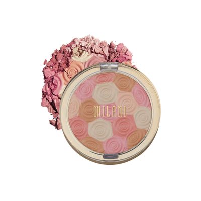 Milani Illuminating Face Powder - Beauty&#39;s Touch (0.35 Ounce) Cruelty-Free Highlighter, Blush &amp; Bronzer in One Compact to Shape, Contour &amp; Highlight