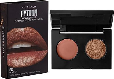 Maybelline New York Lip Studio Python Metallic Lip Makeup Kit, Provoked, 0.09 oz.