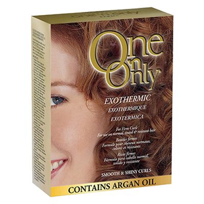 One &#39;n Only Exothermic Perm with Argan Oil for Firm Curls, Self-Heating Formula for Client Comfort, Ensures Shine and Manageability, Eliminates Perm Odor