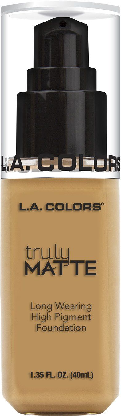 L.A. COLORS Truly Matte Foundation, Golden Beige CLM357