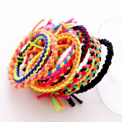 Fashion Braided Super Stretch Hair ties Elastic 30 Pack, Hair Band Women Hair Accessories Ponytail Holder