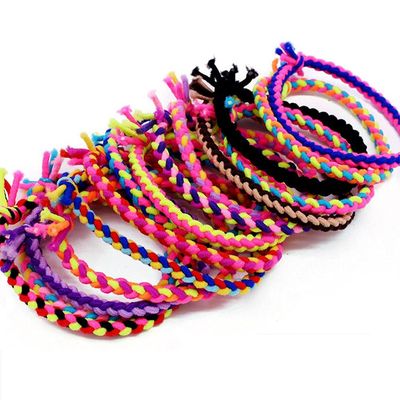 Fashion Braided Super Stretch Hair ties Elastic 30 Pack, Hair Band Women Hair Accessories Ponytail Holder