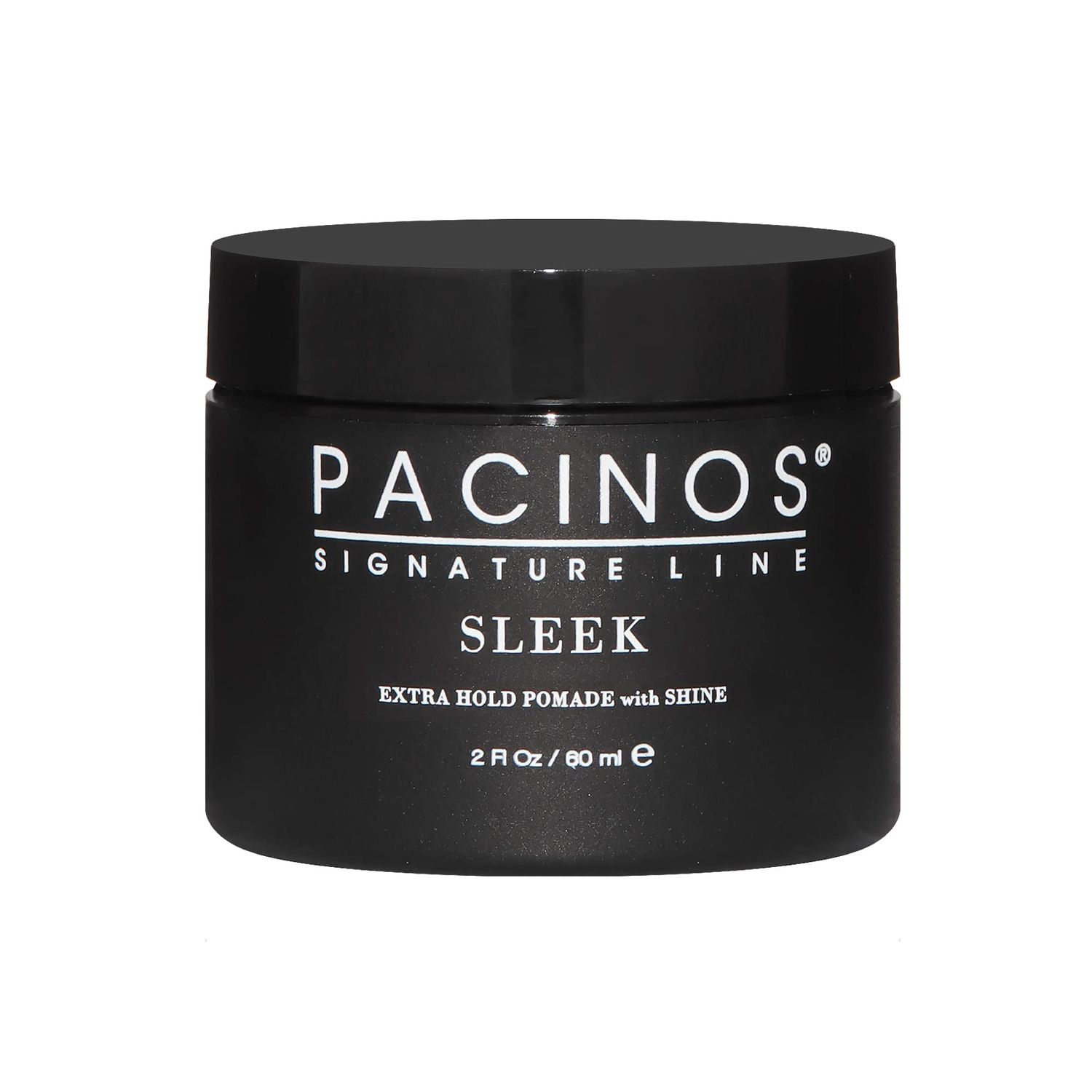 Pacinos Sleek - Signature Extra Hold Pomade with Shine, Long Lasting Definition, All Hair Types, 2 fl. oz.