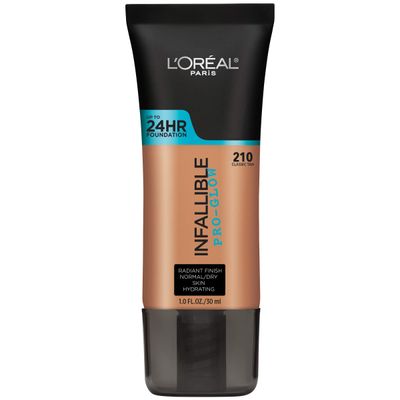 L&#39;Oreal Paris Makeup Infallible Up to 24HR Pro-Glow Foundation, Buff Beige, 1 Fl oz