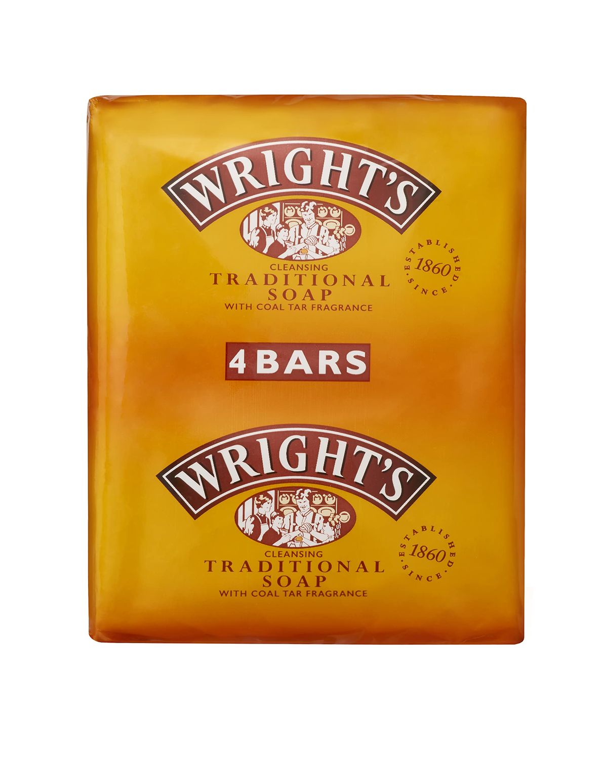 Wright&#39;s Coal Tar Soap 4 pack