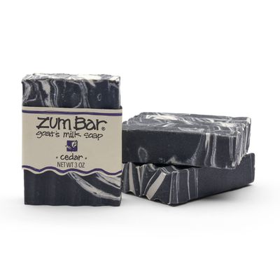 Zum Bar Goat&#39;s Milk Soap - Cedar - 3 oz (3 Pack)