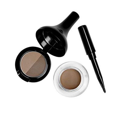 KRISTOFER BUCKLE Brow Champion Brow Enhancing Pomade and Powder Blonde 0.09 oz. | All-In-One Brow Enhancing Product, Featuring A Pomade &amp; Two Powders for Fuller Looking Brows | Blonde