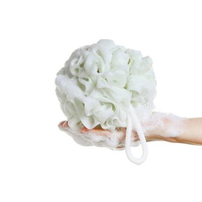 SPHTOEO Bath Shower Sponge Loofahs Mesh Pouf Shower Bath Ball Brush (Grey)