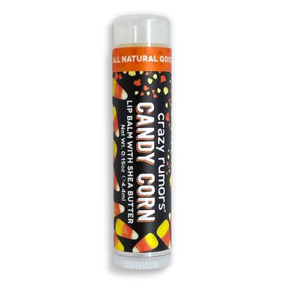 Crazy Rumors Candy Corn Lip Balm, 0.15 oz