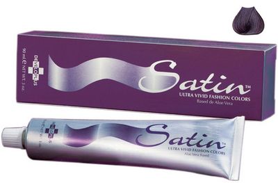 Satin Violet Black Hair Color - 1V