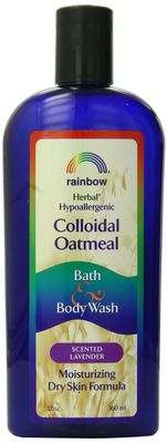 Rainbow Research Colloidal Oatmeal Bath &amp; Body Wash, Lavender Scent - 12 Oz