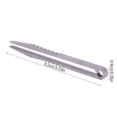 EDC Tweezers Mini Tweezers, EDC Screwdriver Portable Alloy Tweezers, Hiking Tweezers Outdoor Mini EDC Tweezers for Travel Camping Home