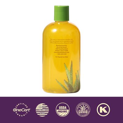 Lily Of The Desert Gelly Moisturizer - 99% Organic Aloe Vera Gel for Skin, After Sun Care with Aloe, Vitamin E Oil, and Vitamin C for Sunburn Relief, 12 Fl Oz (Pack of 2)