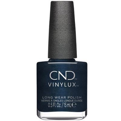 CND Vinylux Longwear Blue Nail Polish, Gel-like Shine &amp; Chip Resistant Color, Midnight Swim, 0.5 fl. oz